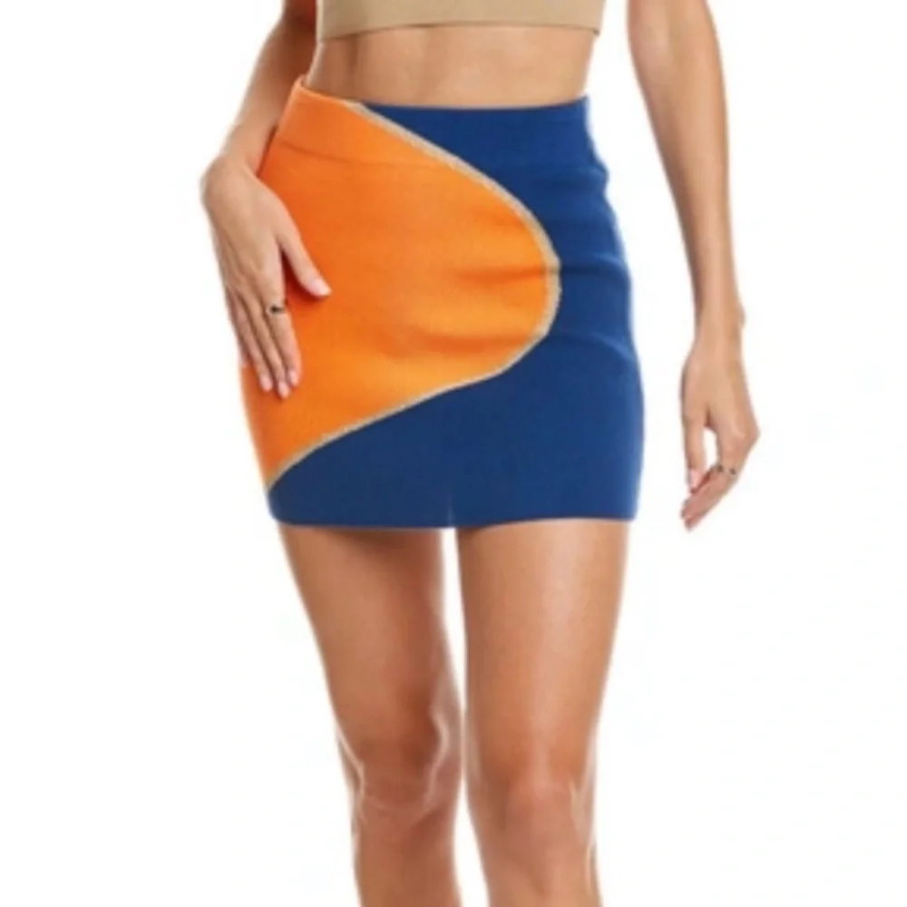 Solid & Striped Kimberly SET, Top & Skirt Color Block Matching Set, NEW